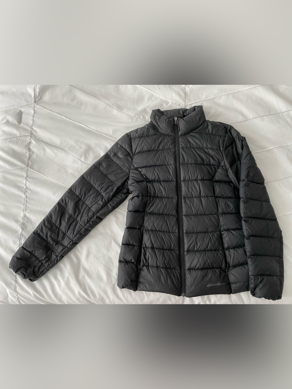 Eddie Bauer Lightweight Black Quilted Jacket